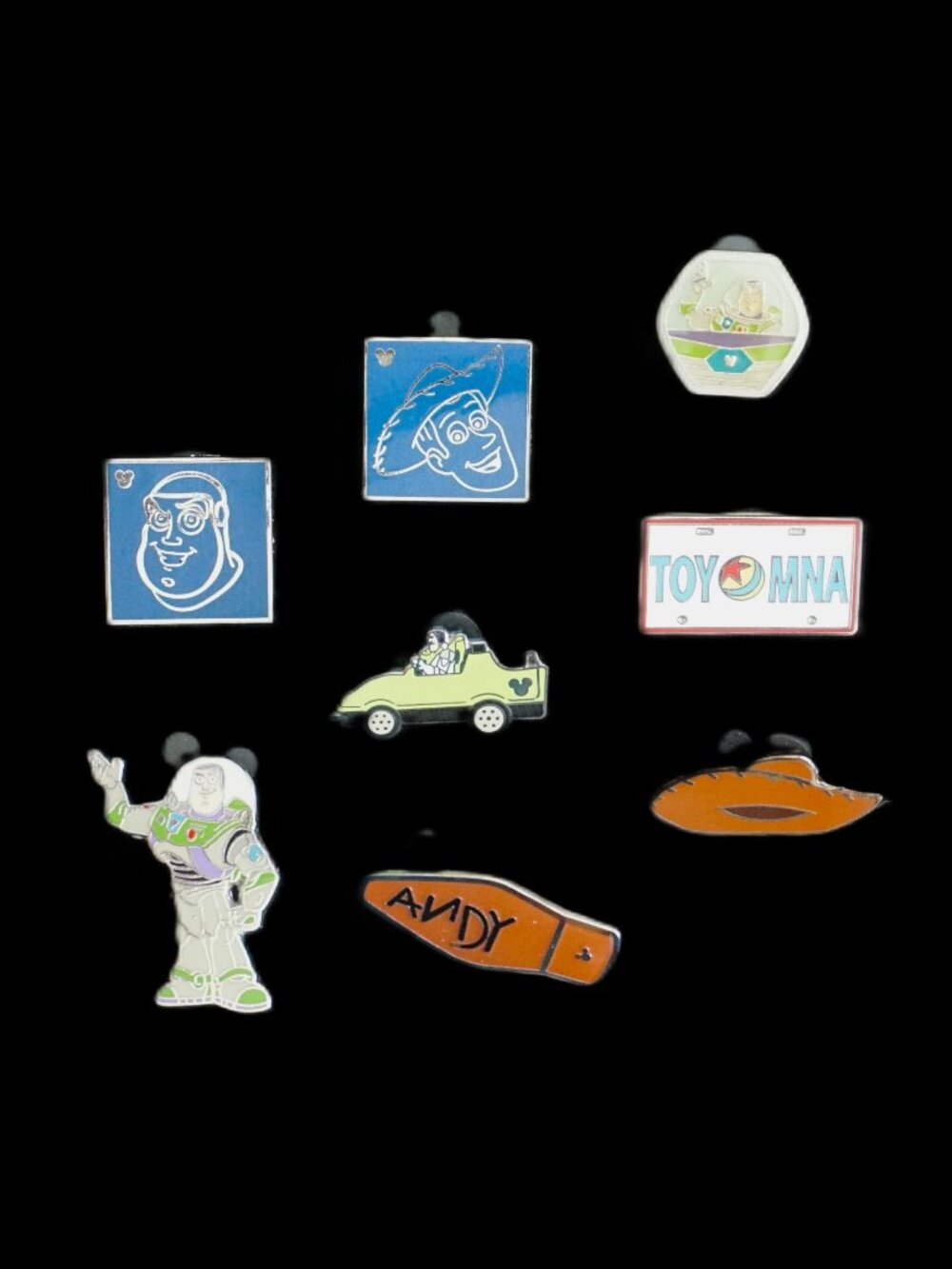 Disney Pin Trading 8 Pin Lot Featuring Toy Story (060)
